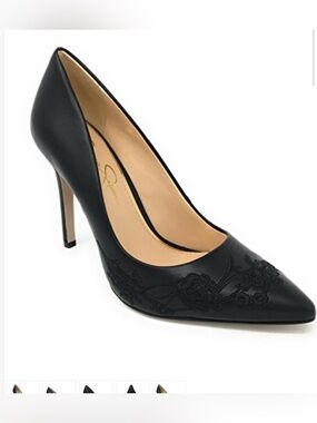 Jessica Simpson Purla Pointed Toe Black Pumps size 7
